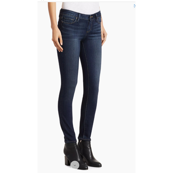 Paige Verdugo Transcend Mid-Rise Ankle Skinny Jeans Size 31 - Picture 3 of 9